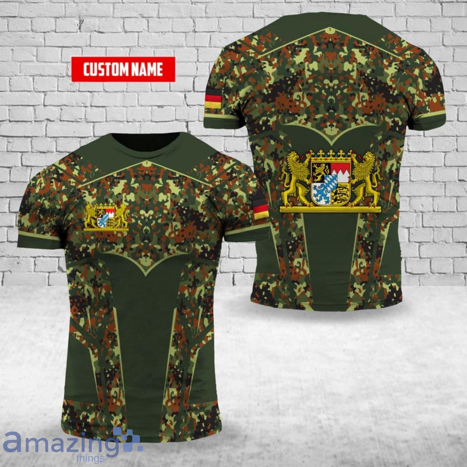 Personalized Name Germany Bavaria All Over Print 3D T-Shirt Product Photo 1