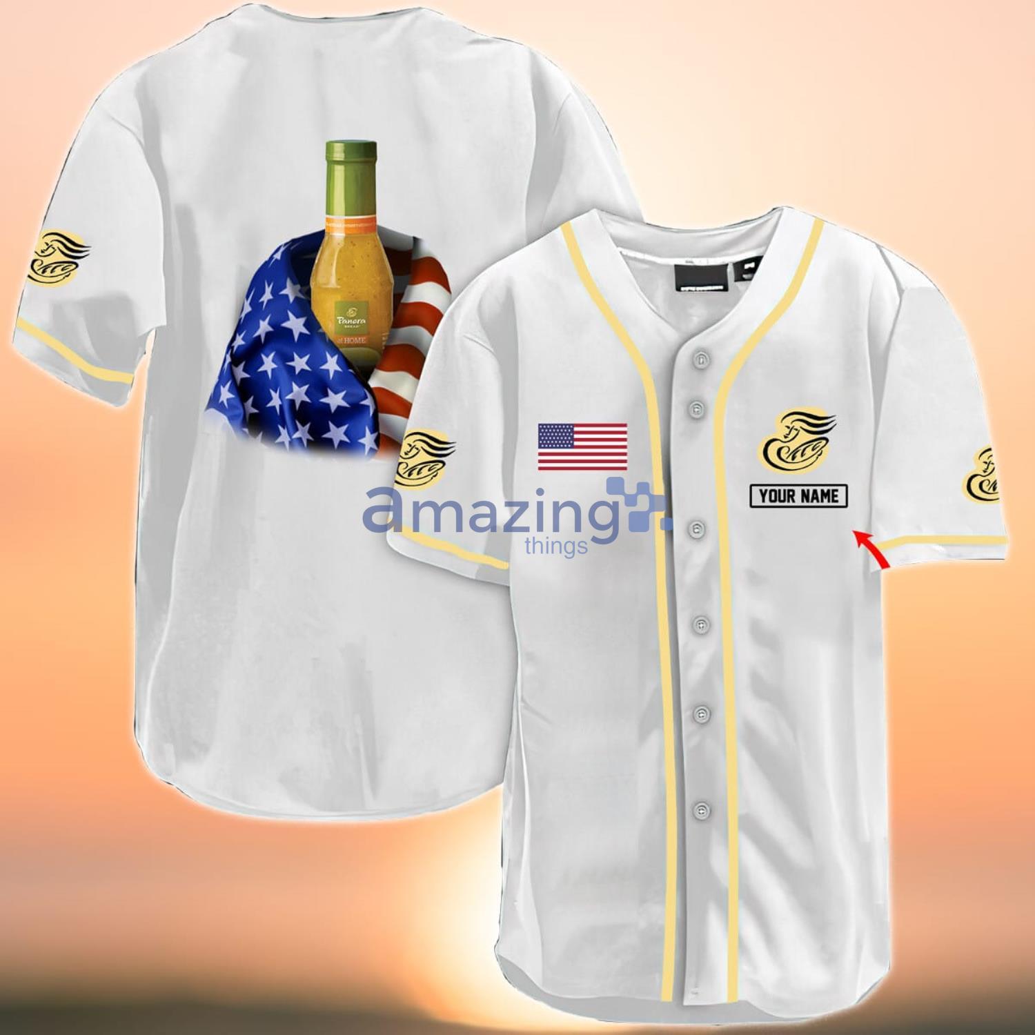 Personalized Name Panera Bread Baseball Jersey Shirt For Men And Women Product Photo 1