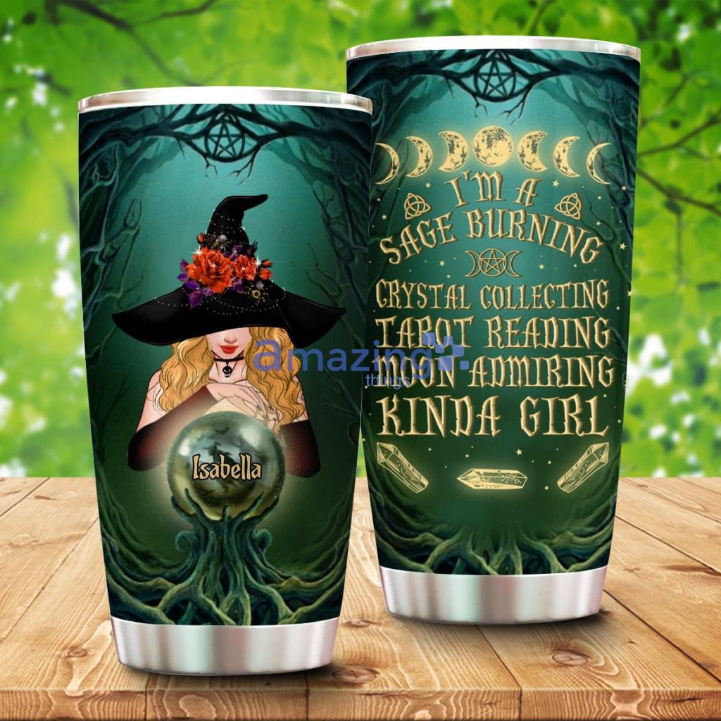 Personalized Witch Gift Idea For Halloween, Friends, I'm Sage & Hood And Wish A Mufuka Would Tumbler image Personalized Witch Gift Idea For Halloween, Friends, I'm Sage & Hood And Wish A Mufuka Would Tumbler - Personalized Witch Gift Idea For Halloween, Friends, I'm Sage & Hood And Wish A Mufuka Would Tumbler