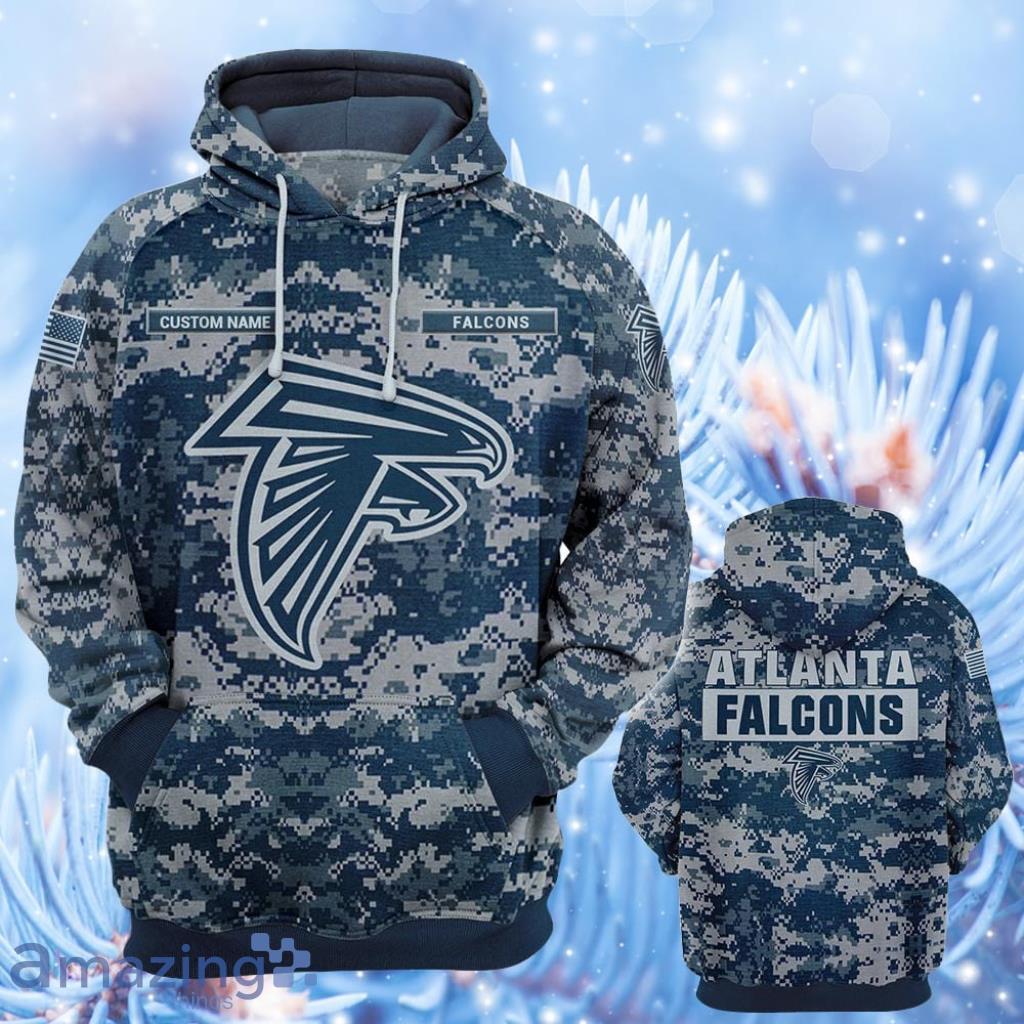 Atlanta Falcons Hoodie Camo Custom Name & Number Gifts for Fans - Dingeas