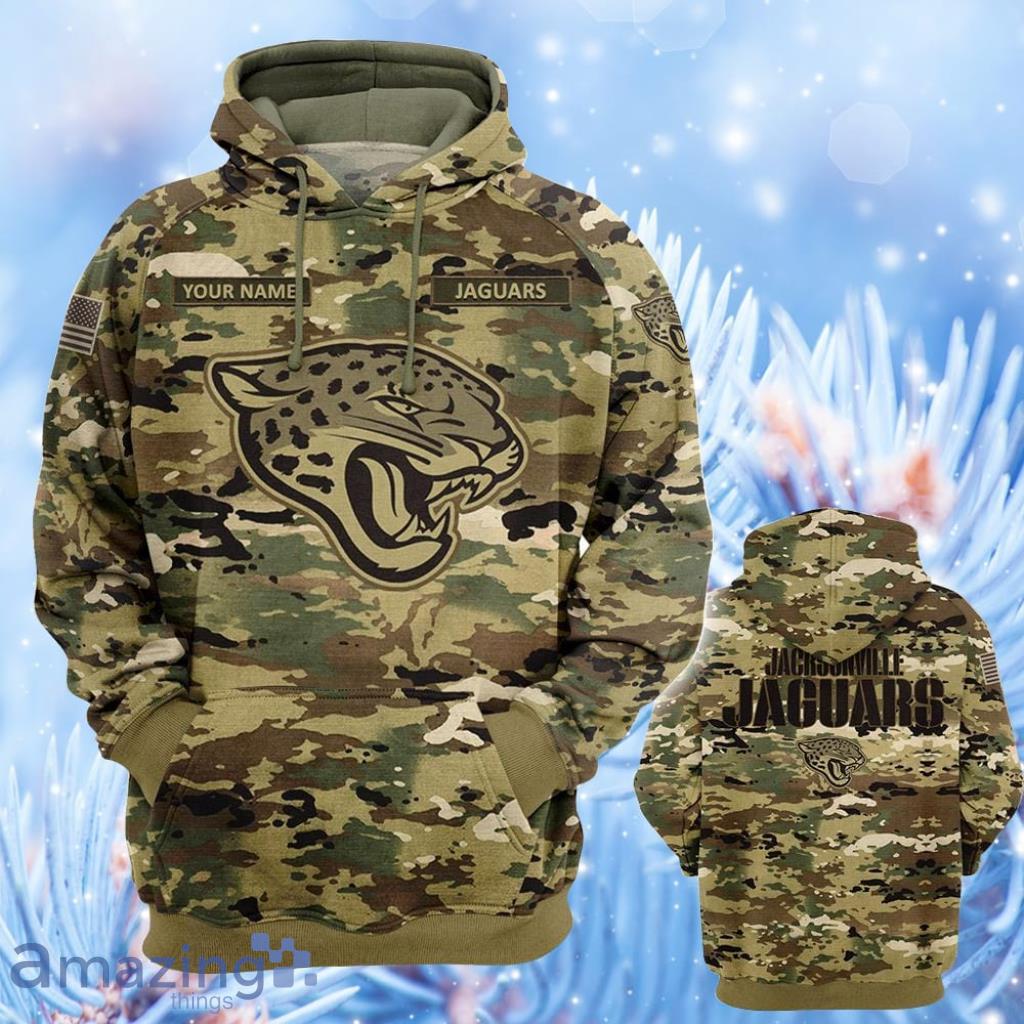 Jacksonville Jaguars Football Camo 3D Hoodie Nfl Logo 3D