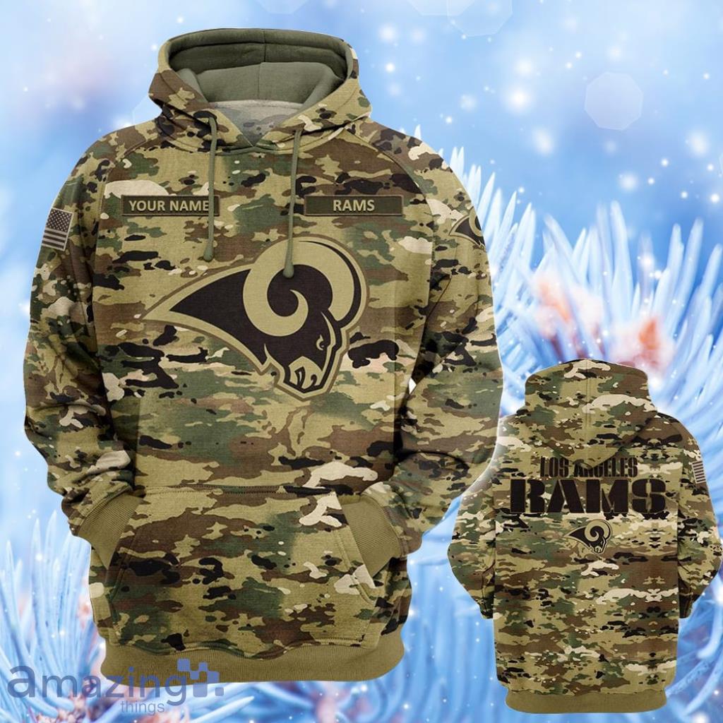 Los Angeles Rams NFL Special Camo Hunting Personalized Hoodie T