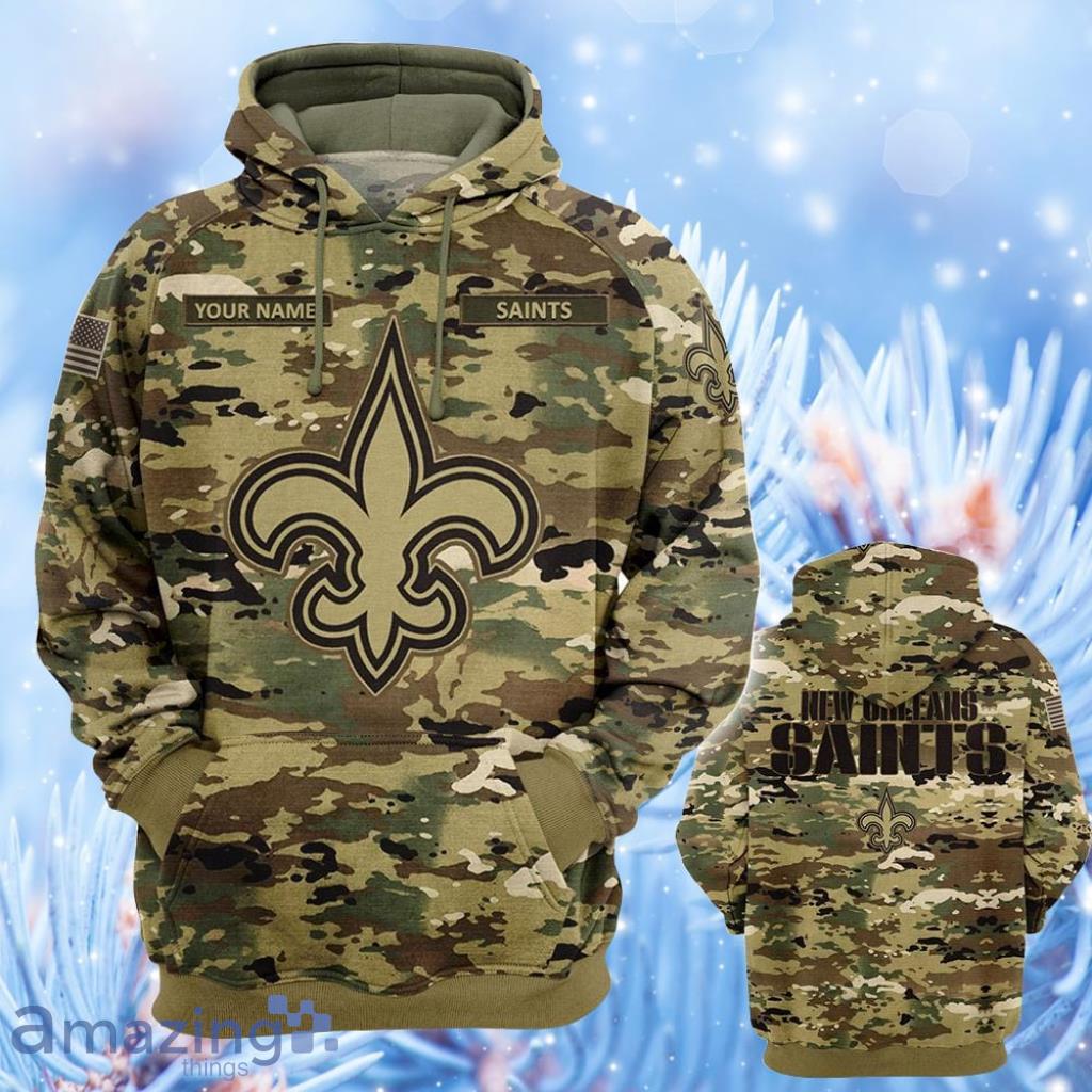 New Orleans Saints NFL Special Camo Hunting Personalized Hoodie T