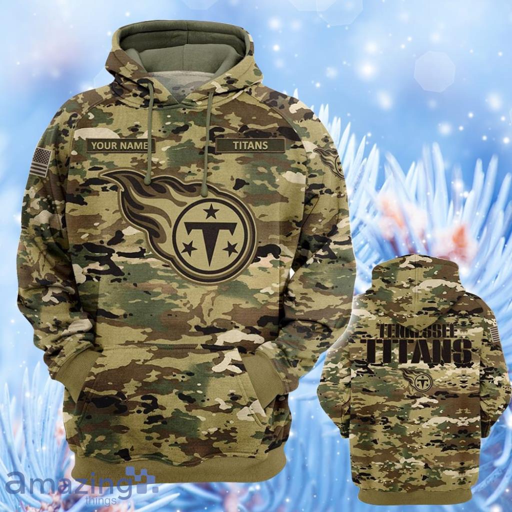 Titans Camo Hoodie  Custom Sports Wear Pro