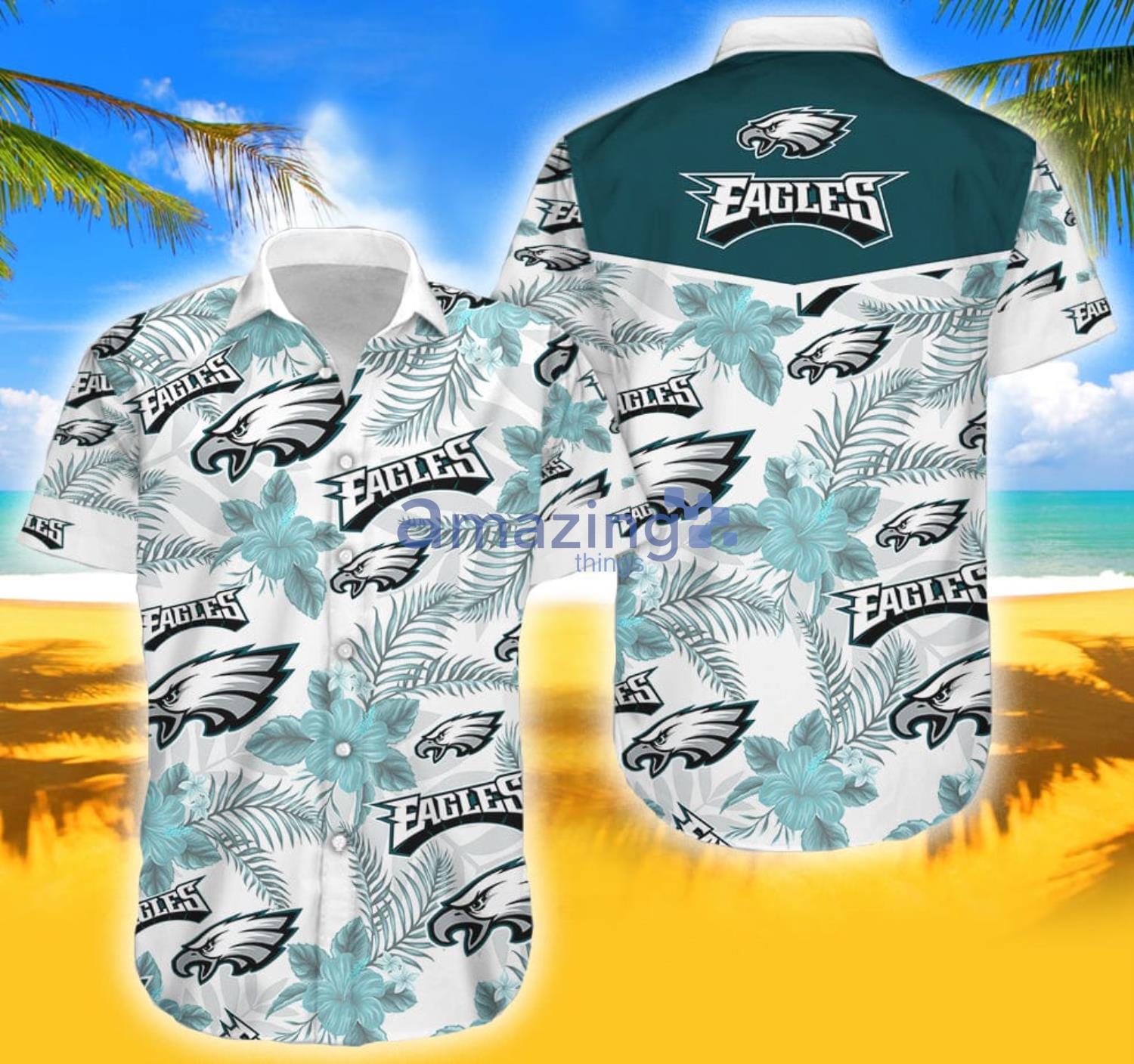 Philadelphia Eagles Hawaiian Shirt, Shorts, Combo Hawaiian Shirt And Shorts  Best Gift For Men And Women Fans