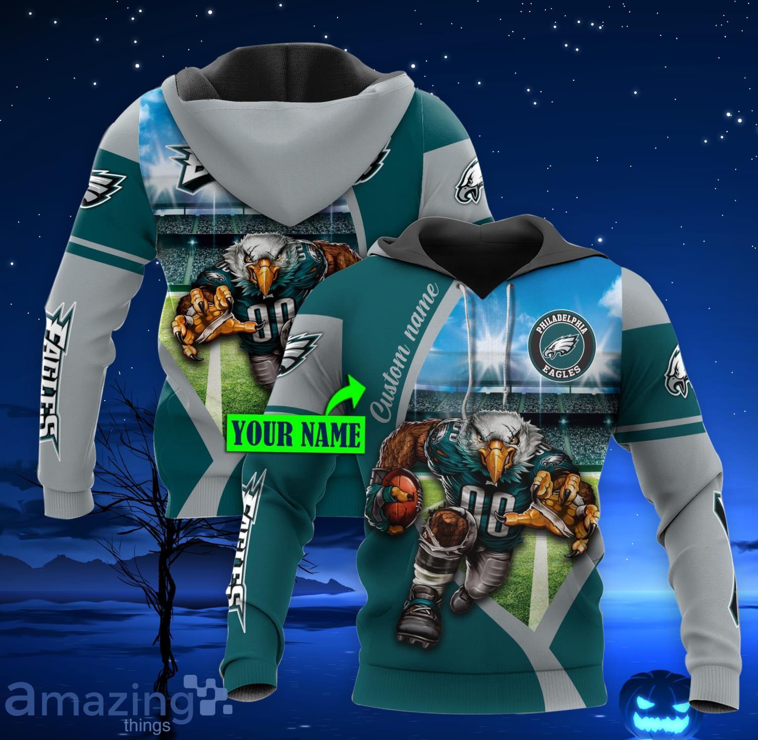 Personalized Philadelphia Eagles Custom Name 3D Hoodie