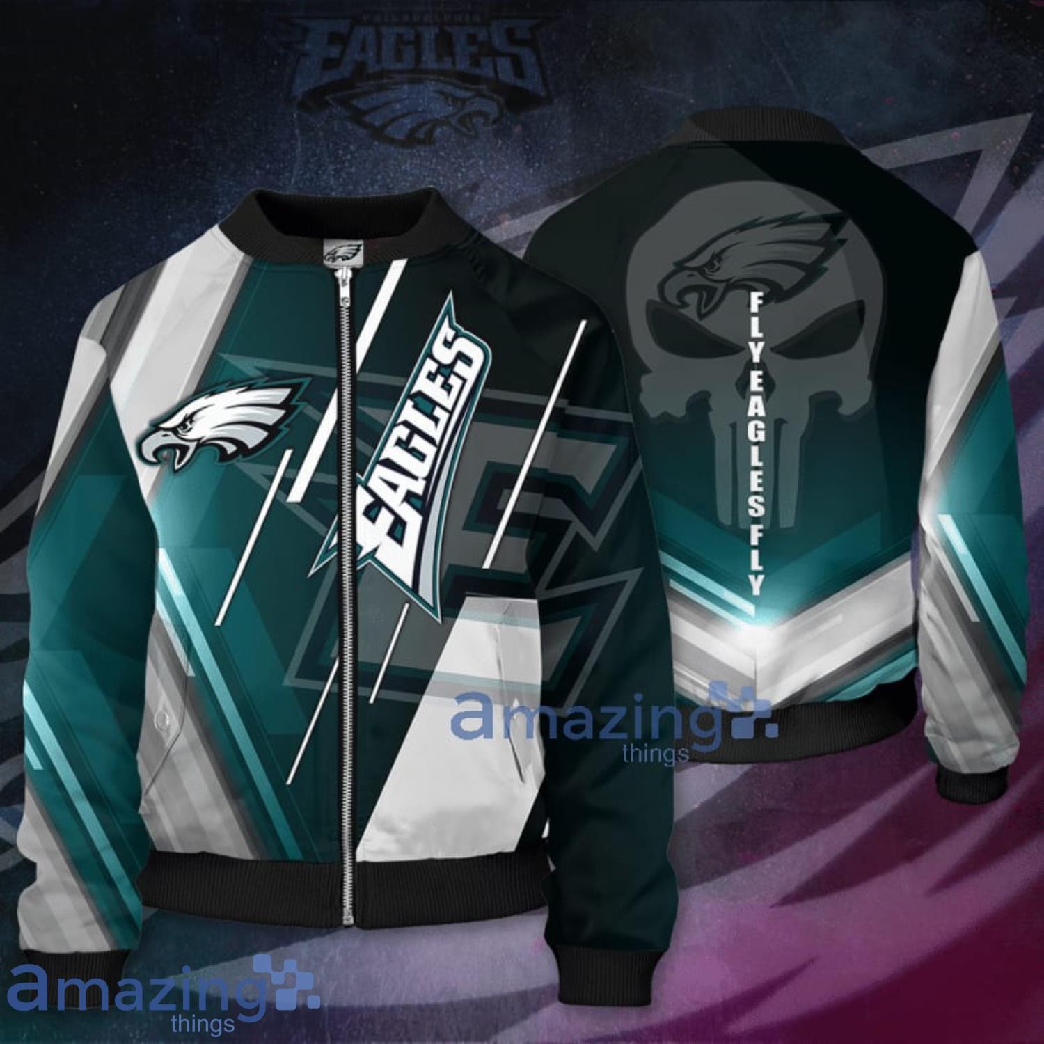 Philadelphia Eagles Fly Eagles Fly leather jacket - LIMITED EDITION