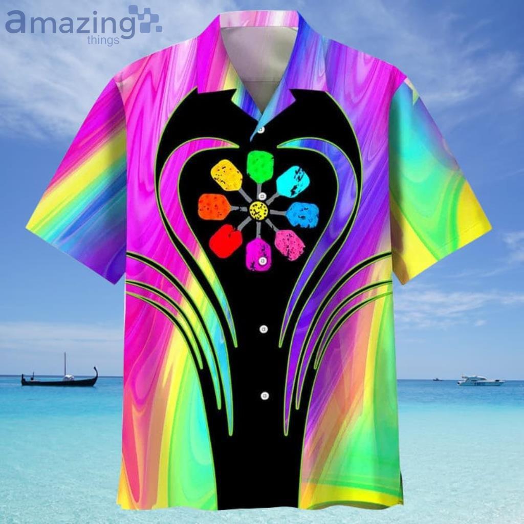 Pickleball Nature Colorful Hawaiian Shirt - Pickleball Nature Colorful Hawaiian Shirt