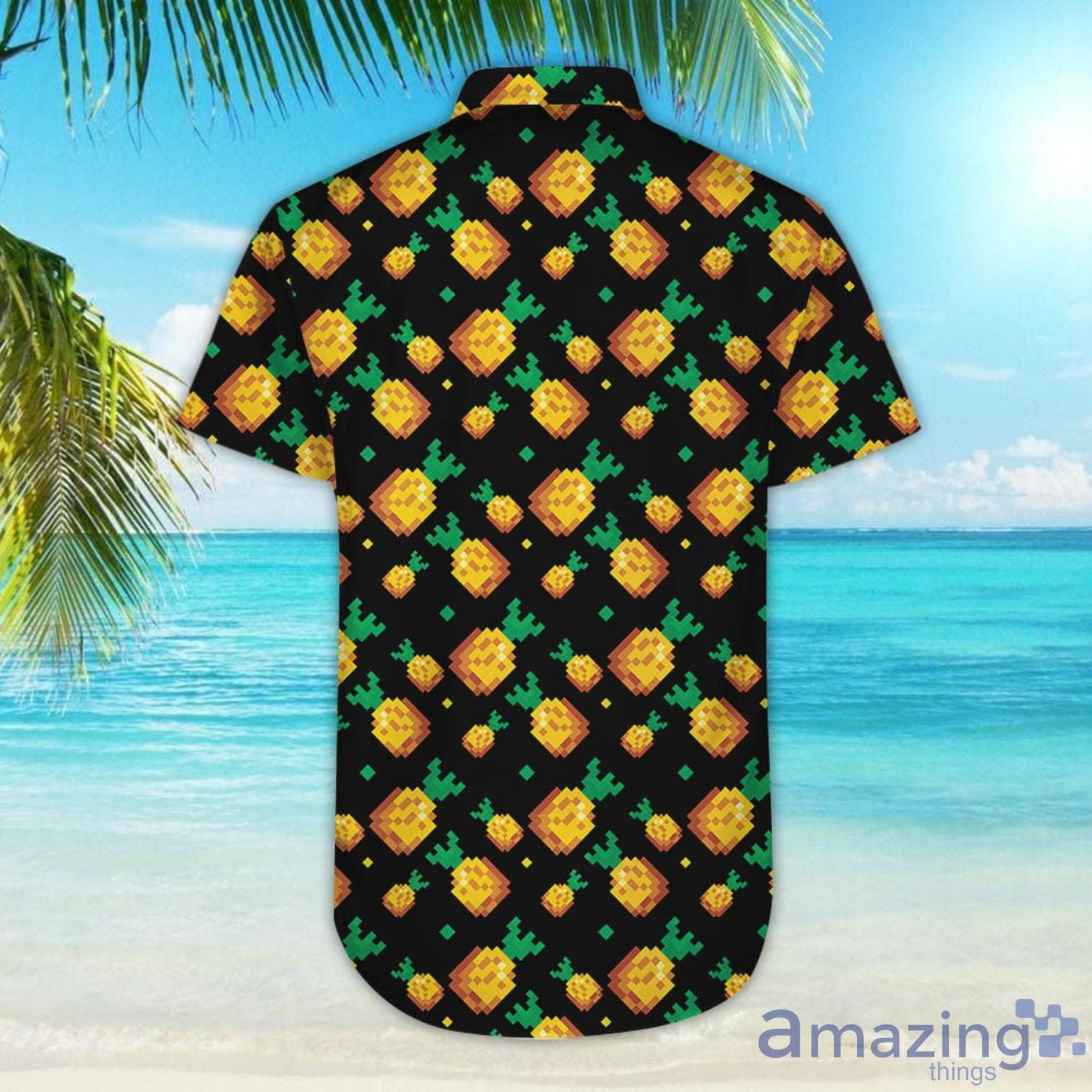Pineapple Pattern Lovely Short Sleeve Hawaiian Shirt And Short image Pineapple Pattern Lovely Short Sleeve Hawaiian Shirt And Short Product Photo 5