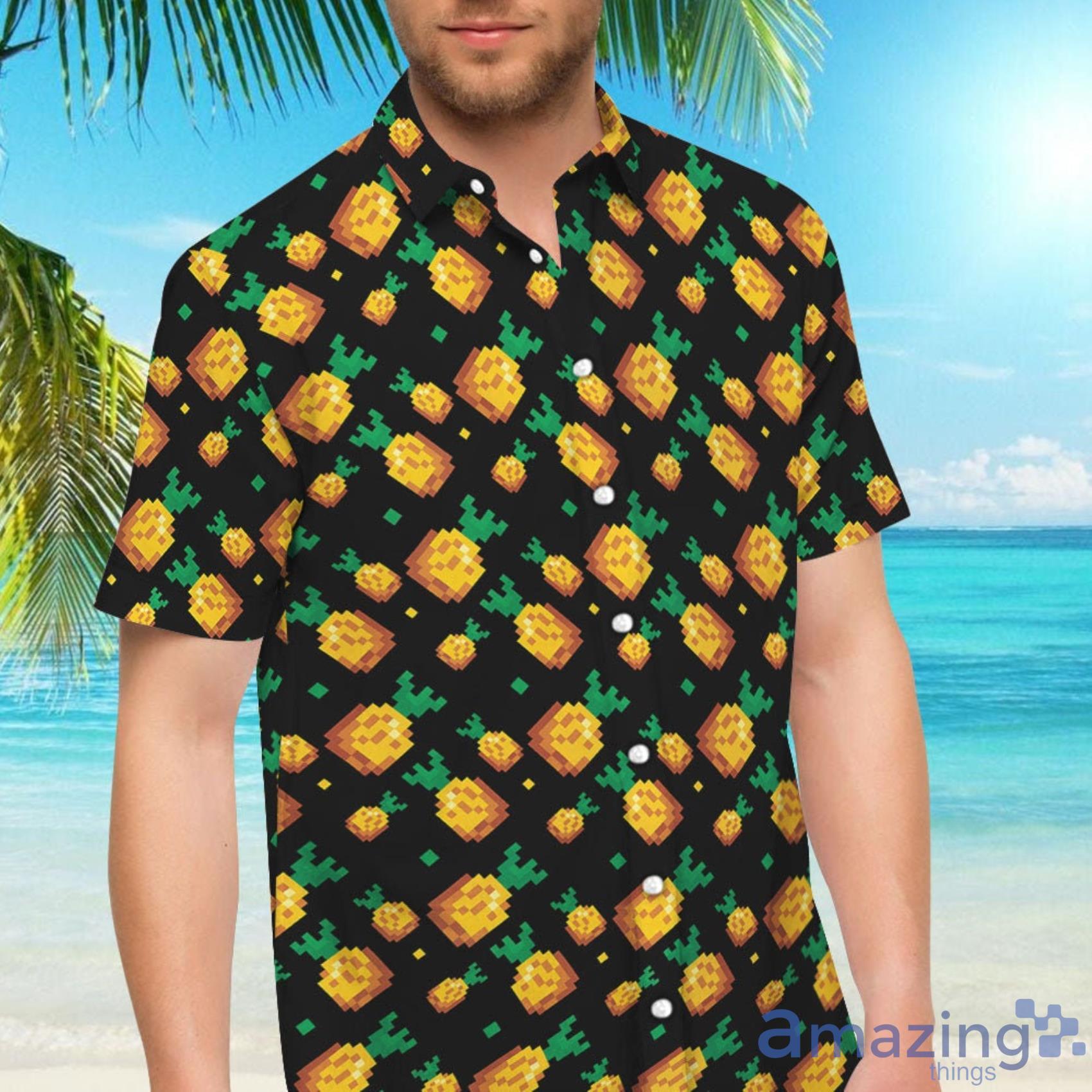 Pineapple Pattern Lovely Short Sleeve Hawaiian Shirt And Short image Pineapple Pattern Lovely Short Sleeve Hawaiian Shirt And Short Product Photo 6