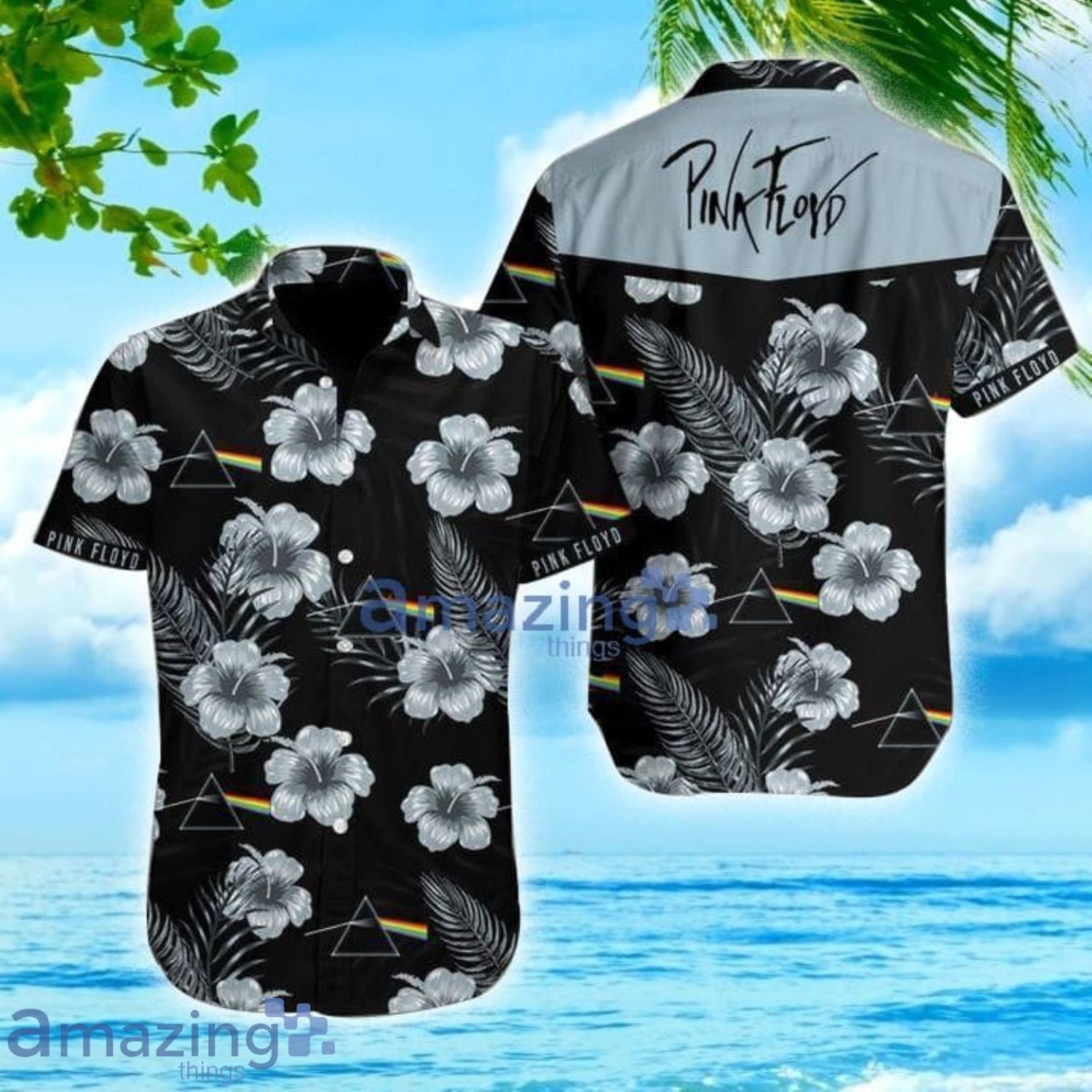 Pittsburgh Steelers Men's Floral Aloha Button Up Shirt