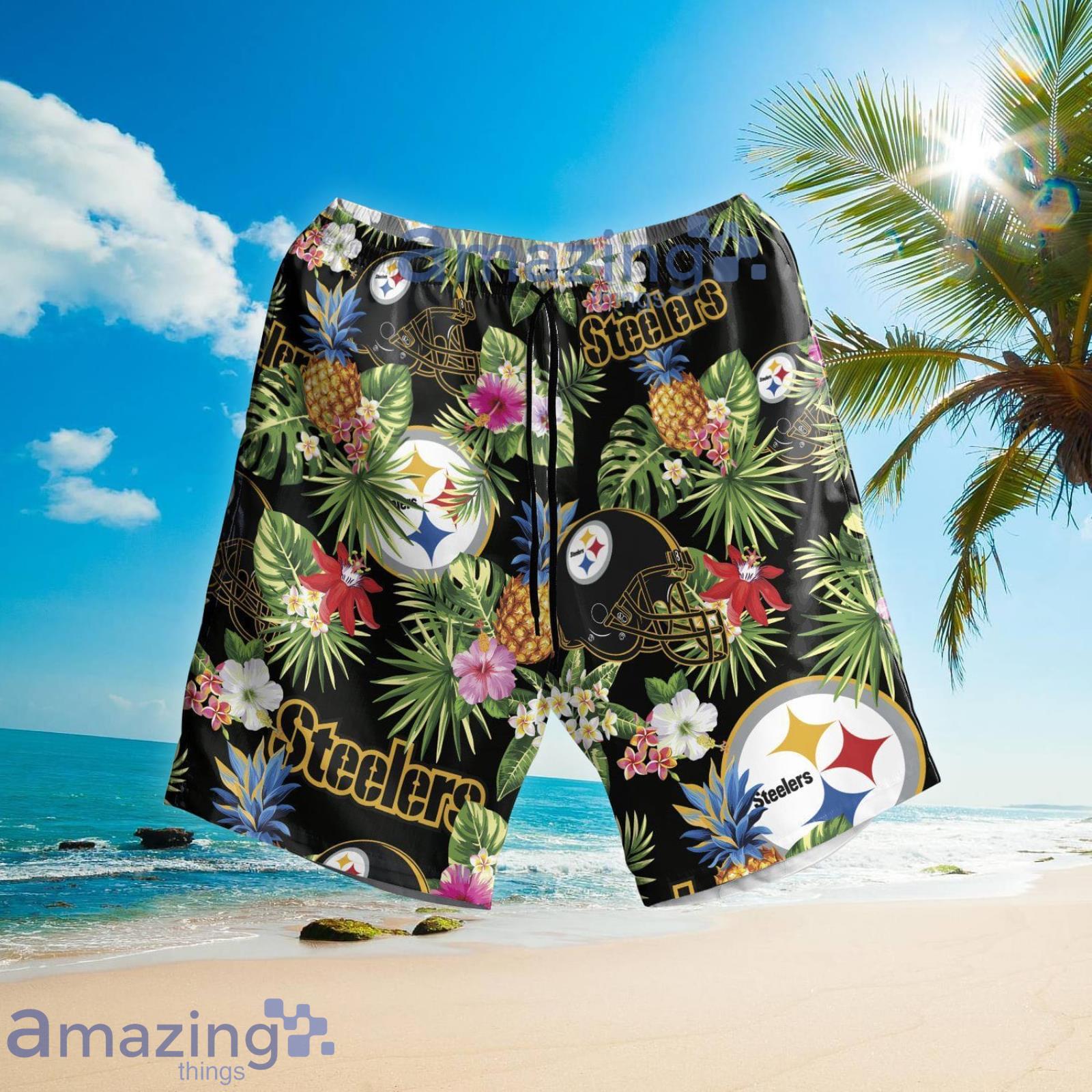 Pittsburgh Steelers Football Team Vacation Hawaiian Shirt And Shorts