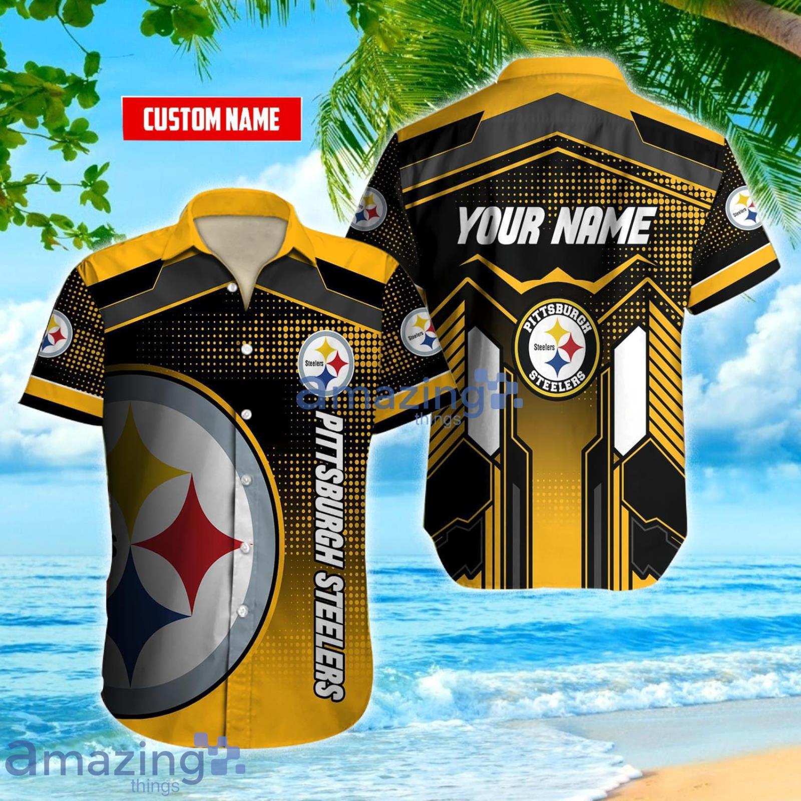 Beach shirt Fight like a Pittsburgh Steelers Autism Support Hawaiian Shirt  Beach Set 