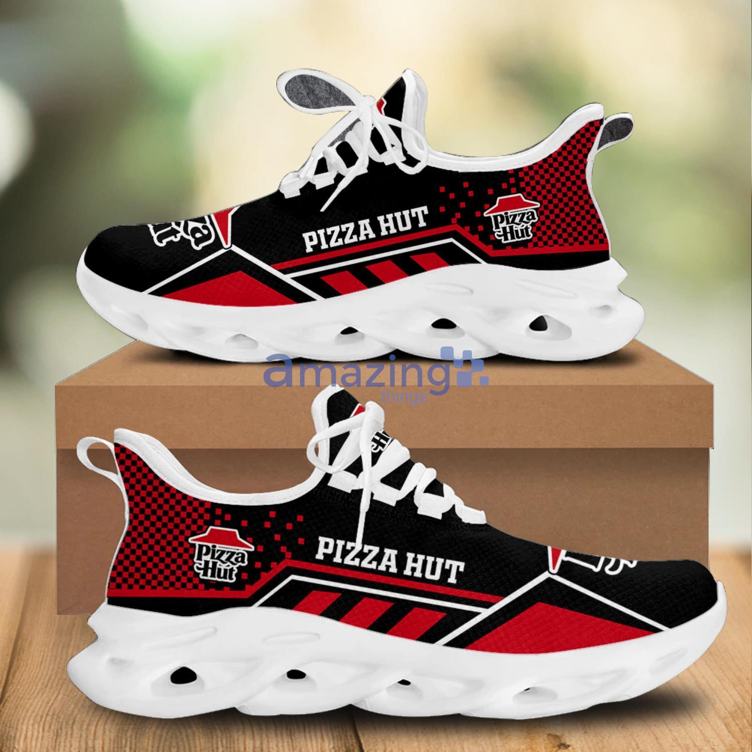 Pizza Striped Hut Max Soul Shoes Men And Women Running Sneakers image Pizza Striped Hut Max Soul Shoes Men And Women Running Sneakers Product Photo 2