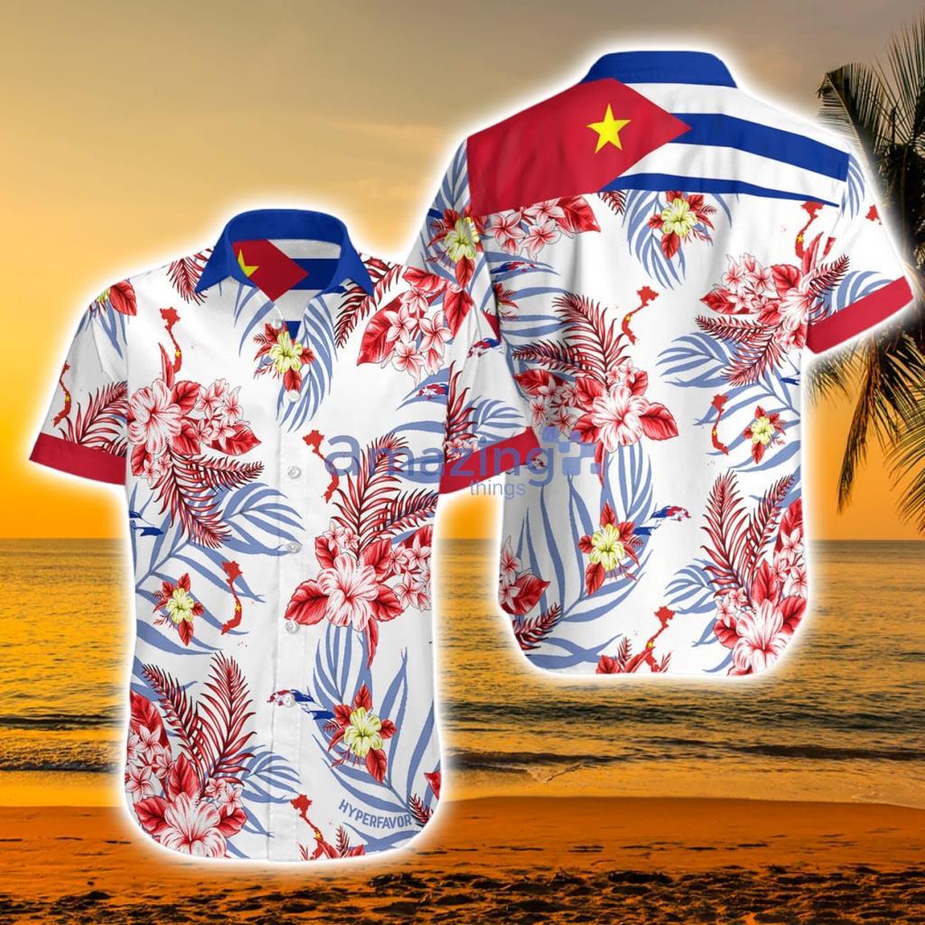 Por Cuba Vietnam también está dispuesta a dar hasta su propia sangre Tropical Hawaiian Shirt - Por Cuba Vietnam también está dispuesta a dar hasta su propia sangre Tropical Hawaiian Shirt