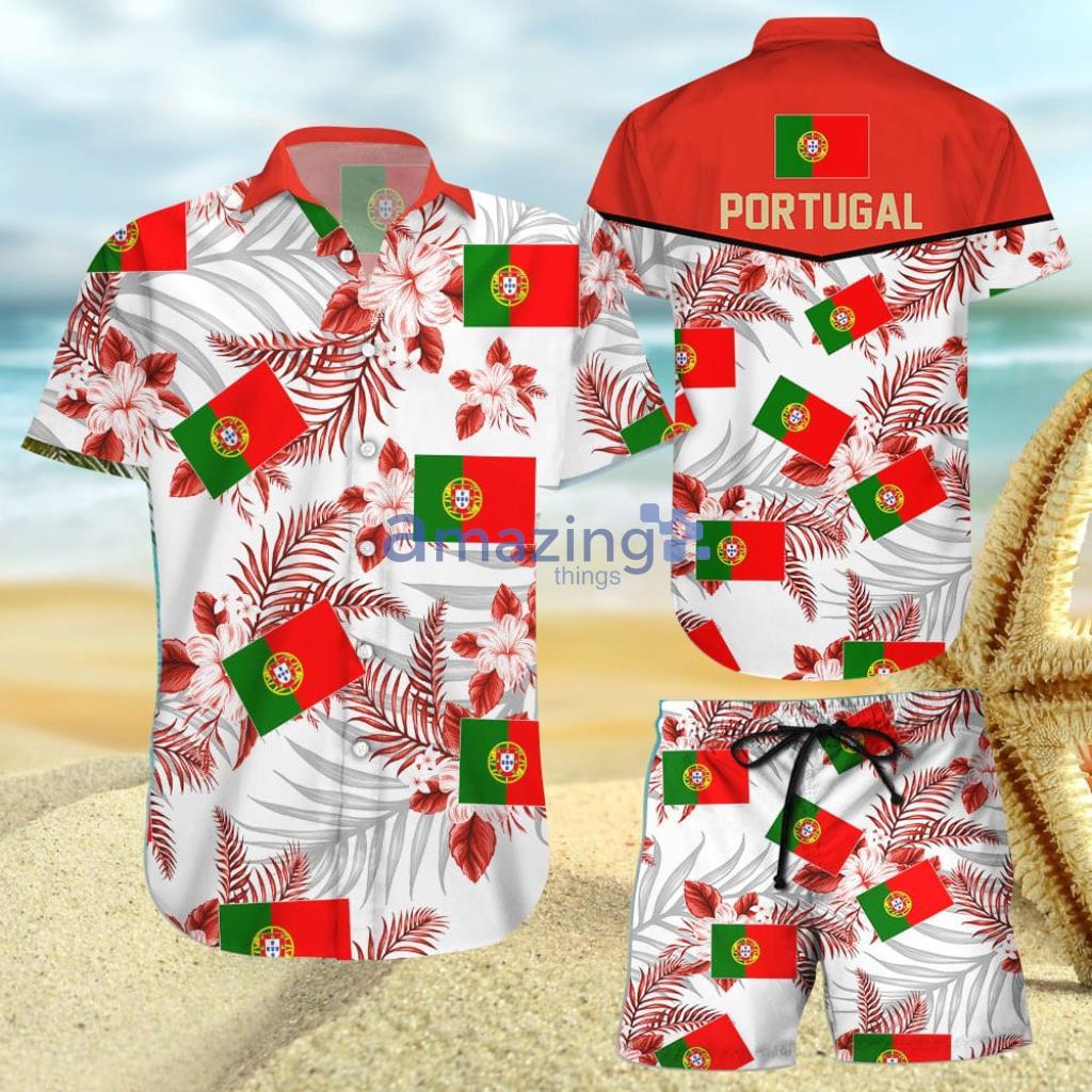 Portugal National Soccer Team, Qatar World Cup 2022, Season Winter World Cup, Hawaiian Shirt And Short - Portugal National Soccer Team, Qatar World Cup 2022, Season Winter World Cup, Hawaiian Shirt And Short