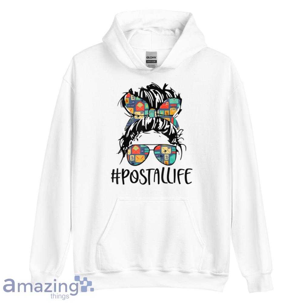 Postallife Mail Carrier Postal Worker Mailwoman Mother's Day T Shirt image Postallife Mail Carrier Postal Worker Mailwoman Mothers Day T-Shirt - Unisex Heavy Blend Hooded Sweatshirt