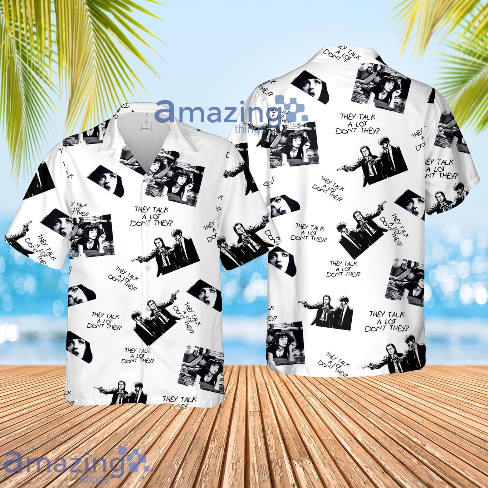 PP94 They Talks Too Much Summer Set Hawaiian Shirt And Shorts Product Photo 1