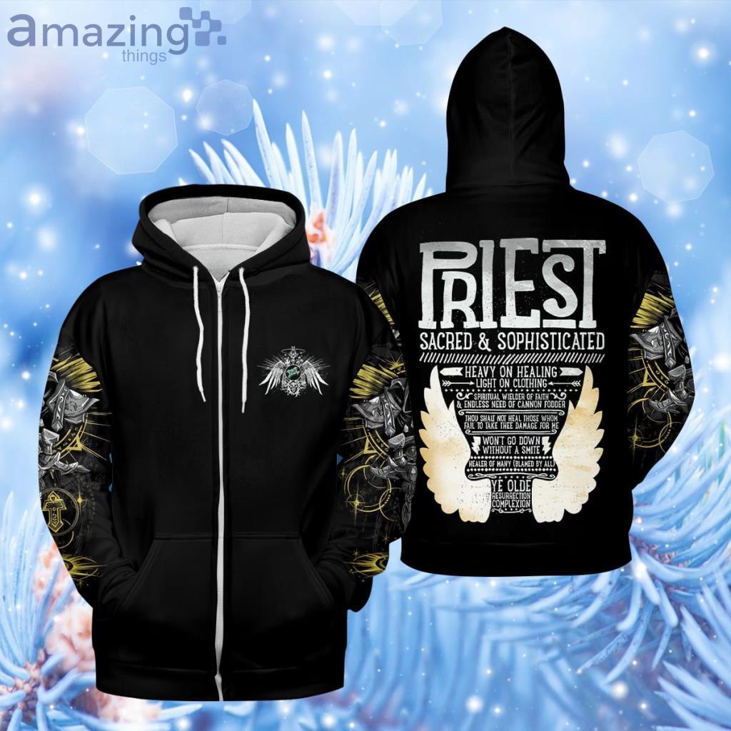 Priest Class Edition Zip Hoodie 3D - Priest Class Edition Zip Hoodie 3D