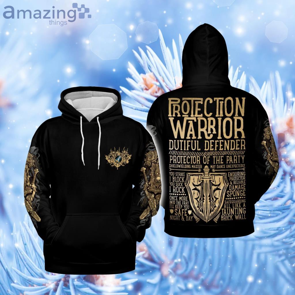 Protection Warrior WoW Class Guide Hoodie 3D - Protection Warrior WoW Class Guide Hoodie 3D