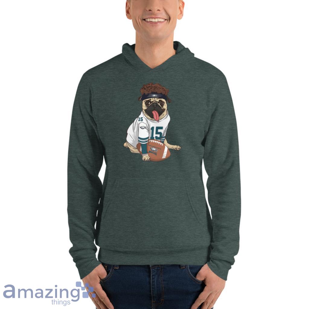 Pug Fan Philadelphia Eagles NFL Shirt image Pug Fan Philadelphia Eagles NFL Shirt - Unisex Fleece Pullover Hoodie-1