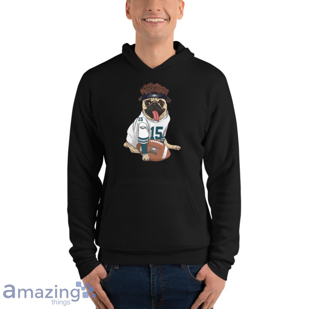 Pug Fan Philadelphia Eagles NFL Shirt image Pug Fan Philadelphia Eagles NFL Shirt - Unisex Fleece Pullover Hoodie