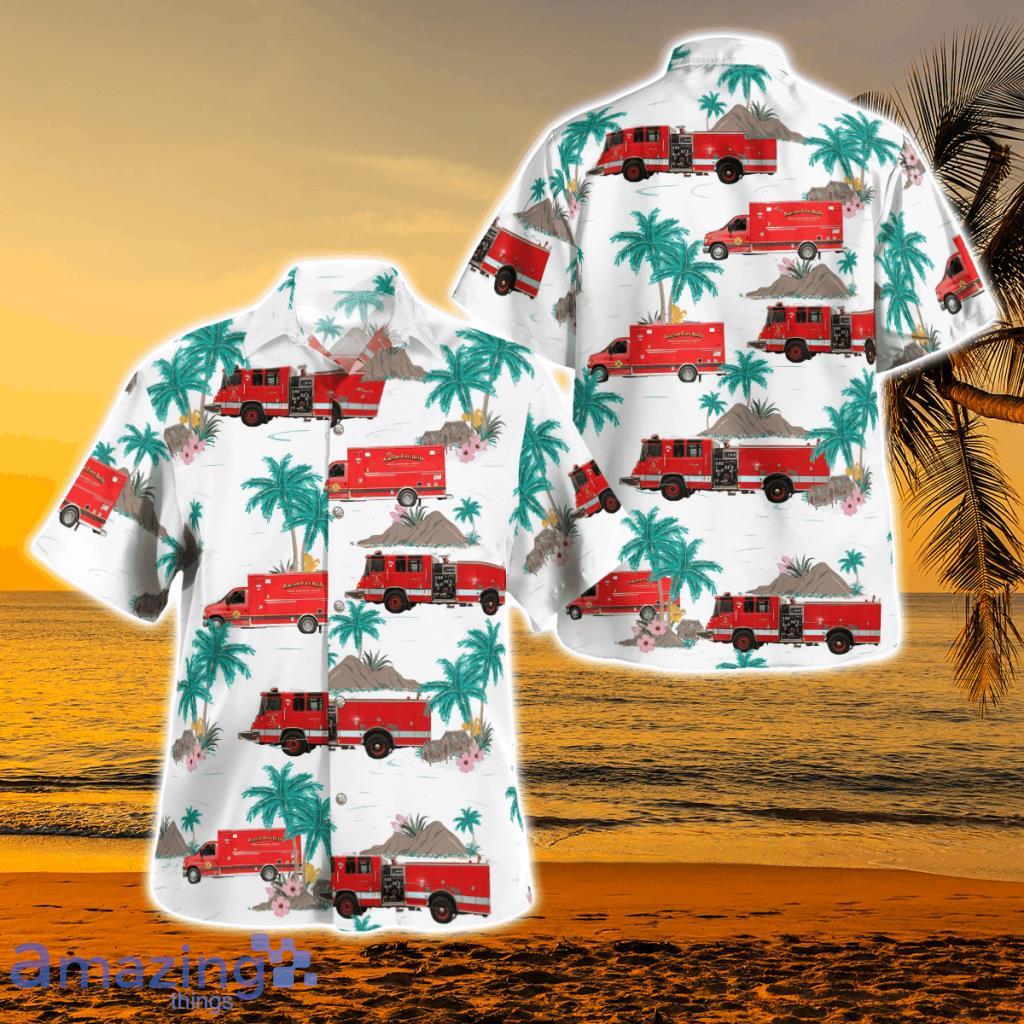 Racine Fire Bell Club, Racine, Wisconsin Hawaiian Shirt - Racine Fire Bell Club, Racine, Wisconsin Hawaiian Shirt