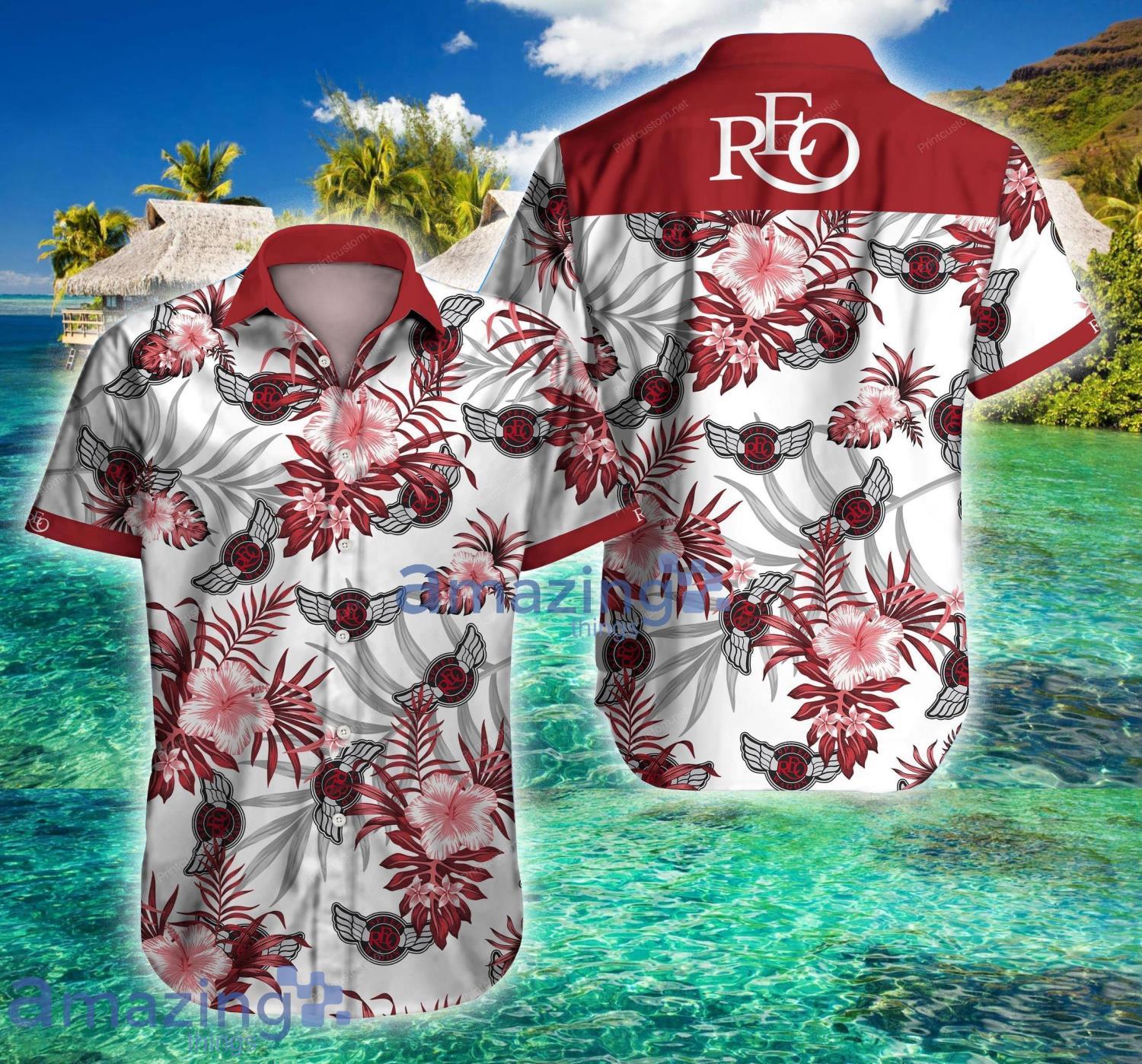 Reo Speedwagon Tropical Short Sleeve Hawaiian Shirt For Men And Women Product Photo 1
