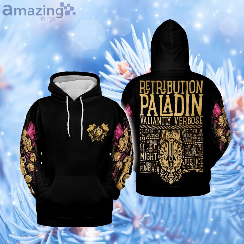 Retribution Paladin WoW Class Guide Hoodie 3D - Retribution Paladin WoW Class Guide Hoodie 3D