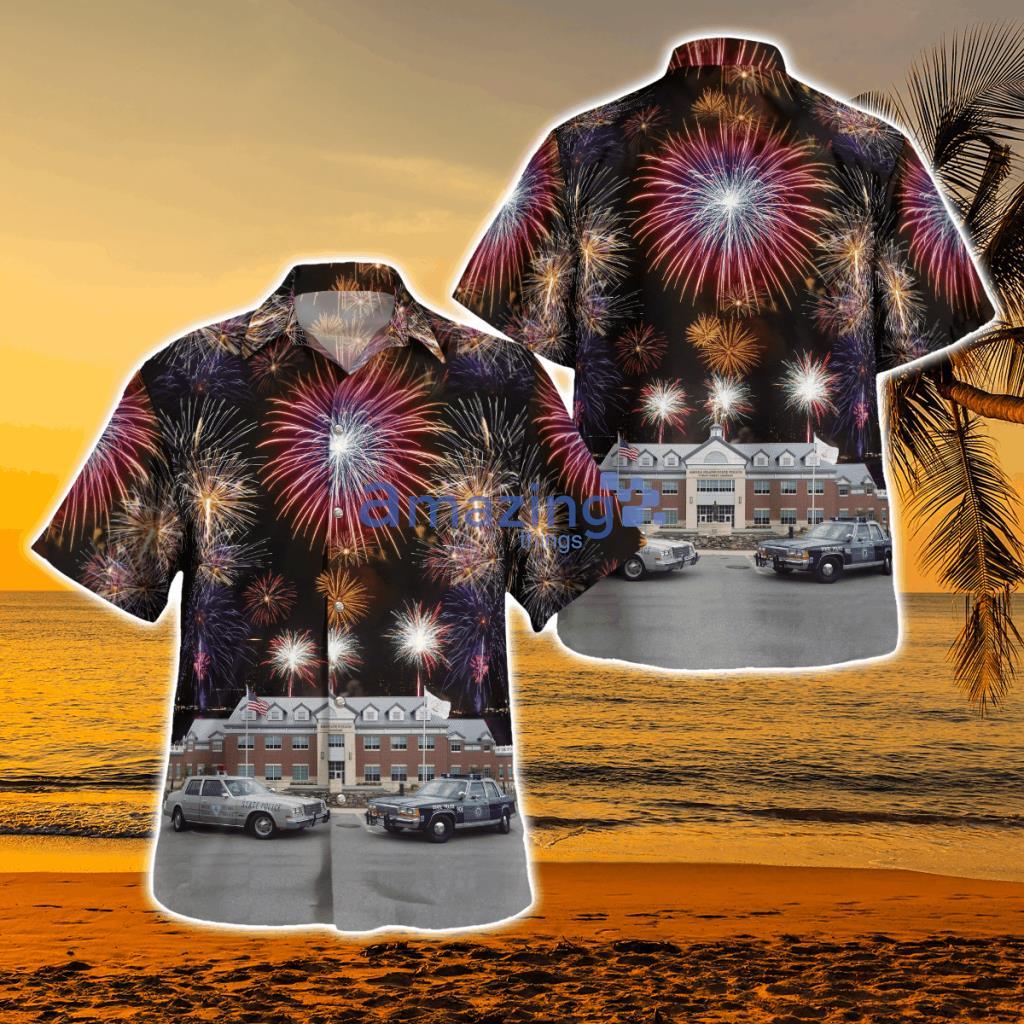 Rhode Island State Police, 4th Of July Hawaiian Shirt - Rhode Island State Police, 4th Of July Hawaiian Shirt