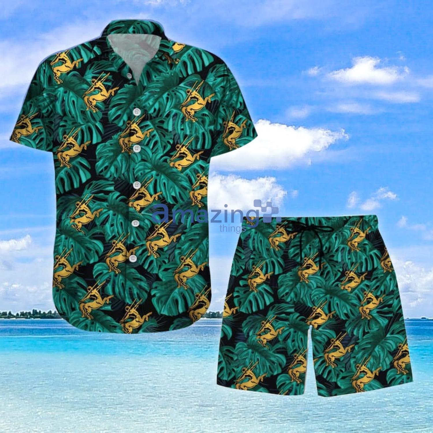 Rémy Martin Green Summer Gift Hawaiian Shirt And Shorts Product Photo 1