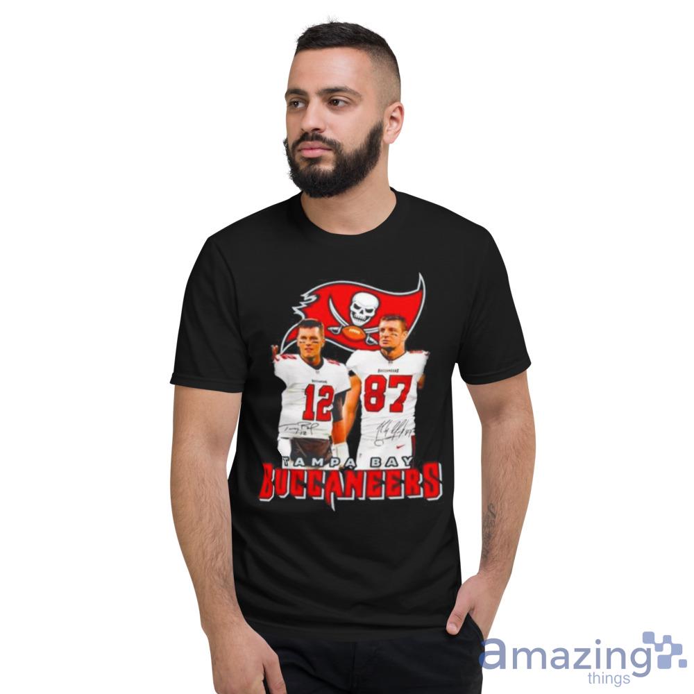 Rob Gronkowski And Tom Brady Tampa Bay Buccaneers Signatures Shirt For Men  And Women