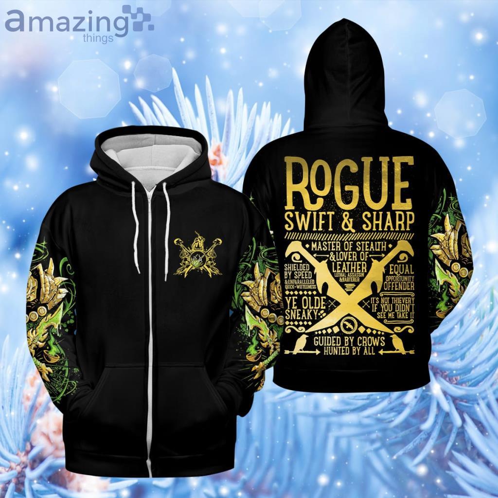 Rogue Class Edition Zip Hoodie 3D - Rogue Class Edition Zip Hoodie 3D