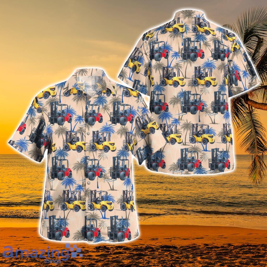Rough Terrain Forklift Hawaiian Shirt - Rough Terrain Forklift Hawaiian Shirt