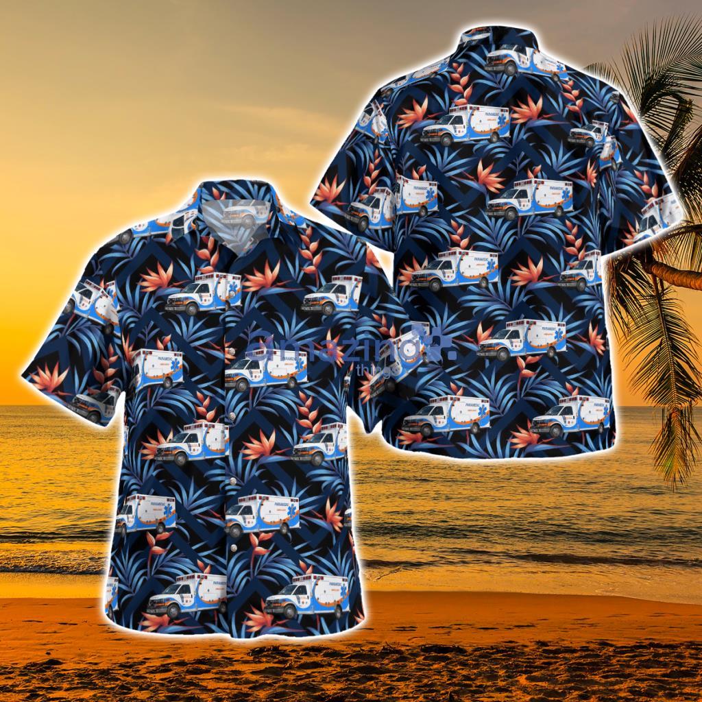 Rowan County Emergency Services, North Carolina Hawaiian Shirt - Rowan County Emergency Services, North Carolina Hawaiian Shirt