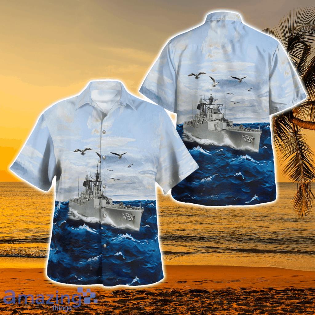Royal Australian Navy HMAS Derwent Hawaiian Shirt - Royal Australian Navy HMAS Derwent Hawaiian Shirt