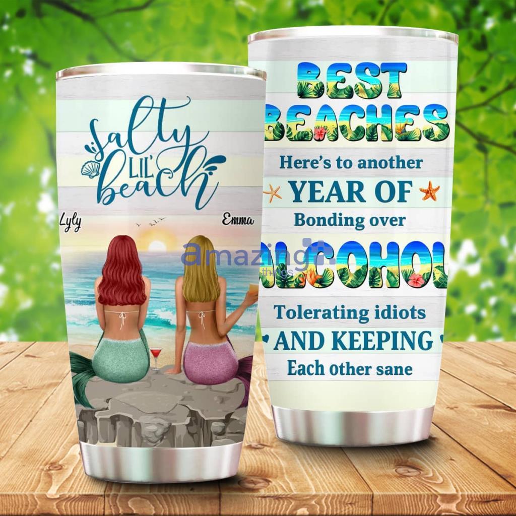 Salty Lil' Beach Personalized, Gift For Friends, Besties Tumbler - Salty Lil' Beach Personalized, Gift For Friends, Besties Tumbler