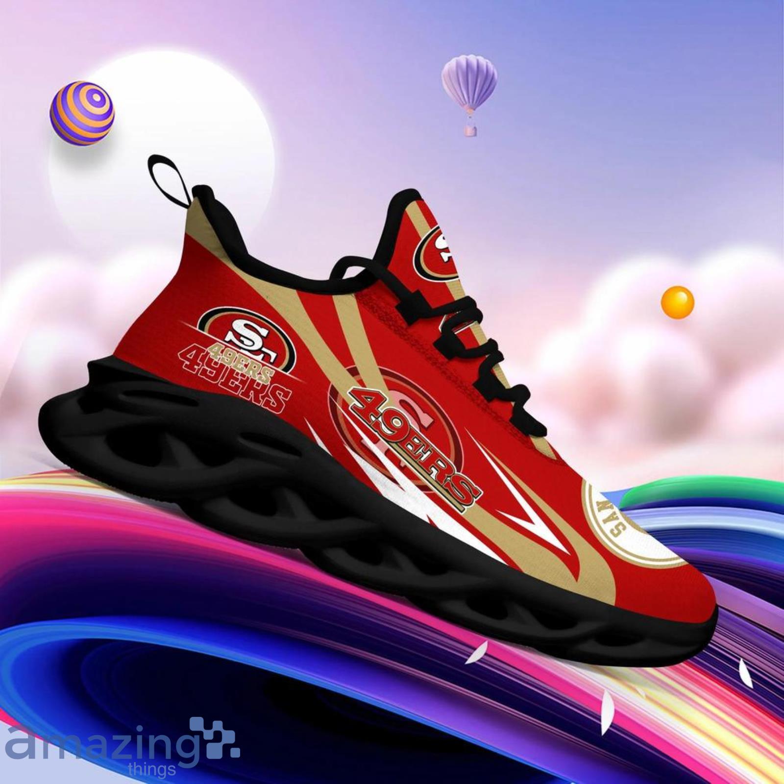 San Francisco 49ers New Trend Max Soul Shoes Running Sneakers