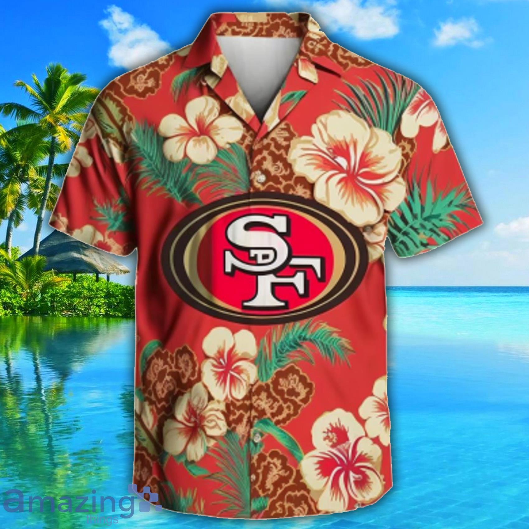 Tropical Summer San Francisco 49Ers Short Sleeve Hawaiian Shirt - Hot Sale  2023