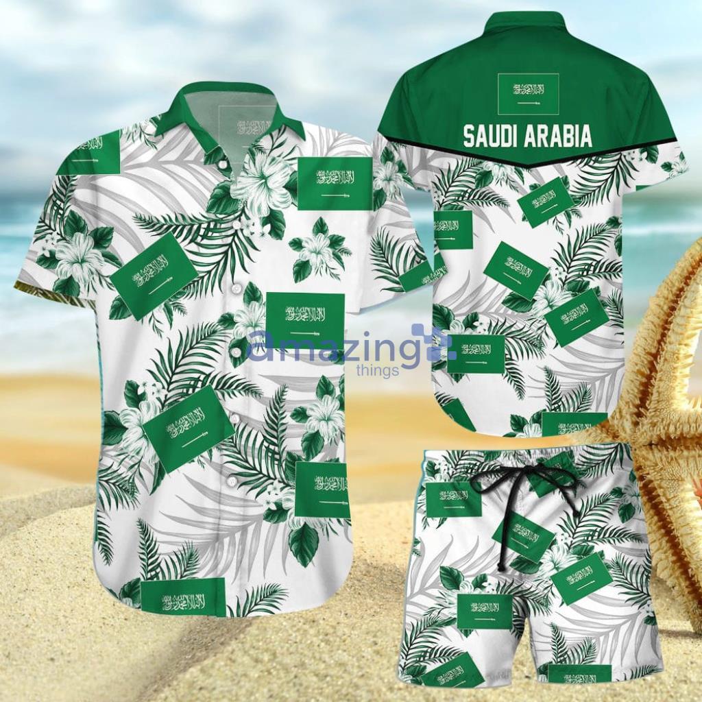 Saudi Arabia National Soccer Team, Qatar World Cup 2022, Season Winter World Cup, Hawaiian Shirt And Short - Saudi Arabia National Soccer Team, Qatar World Cup 2022, Season Winter World Cup, Hawaiian Shirt And Short