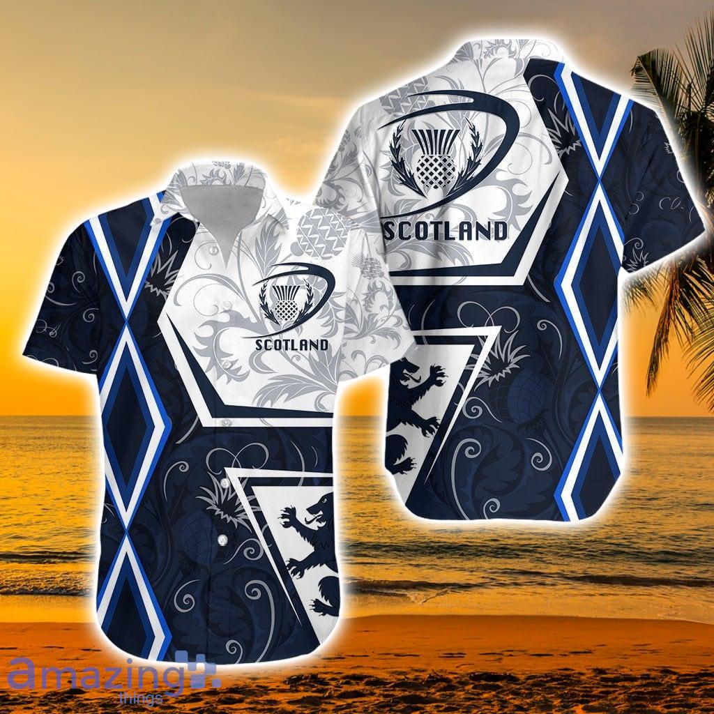 Scottish Rugby Hawaiian ShirtT histle Unique Vibes - Scottish Rugby Hawaiian ShirtT histle Unique Vibes
