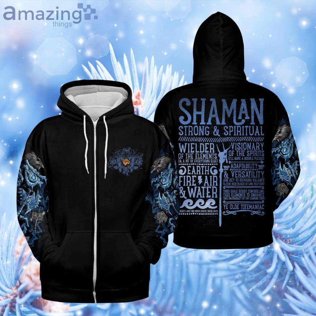 Shaman Class Edition Zip Hoodie 3D - Shaman Class Edition Zip Hoodie 3D