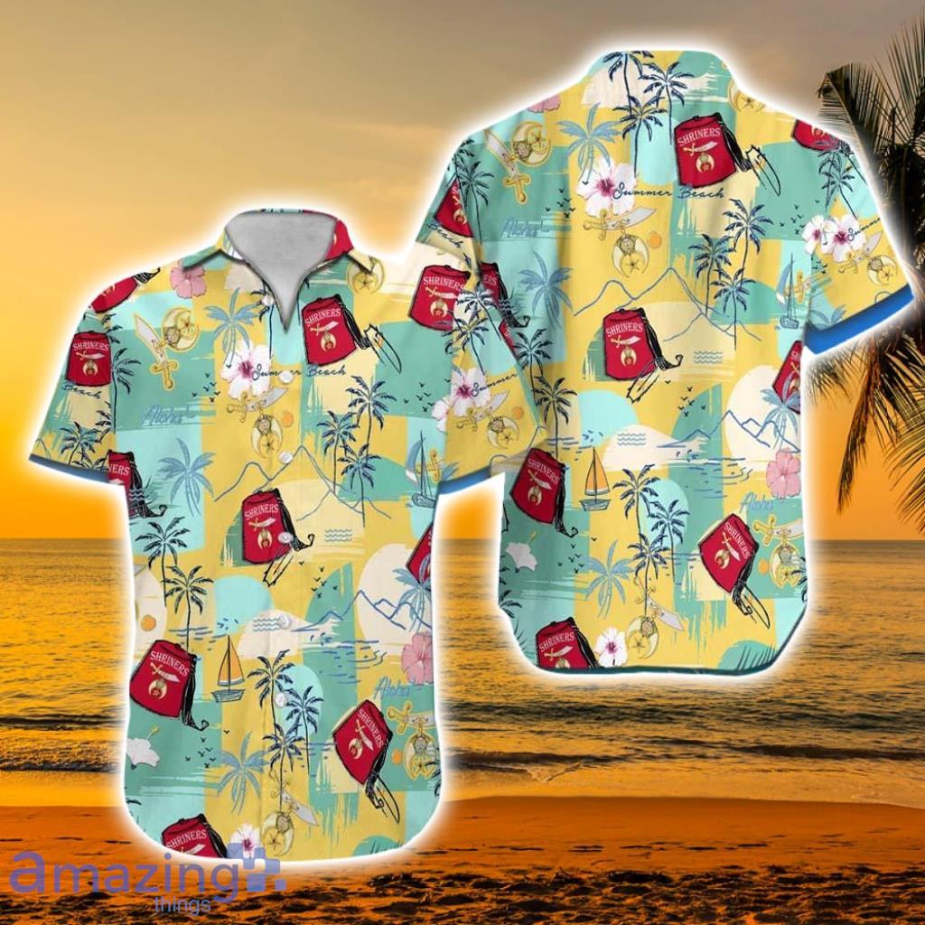 Shriners Tropical Aloha Hawaiian Shirt - Shriners Tropical Aloha Hawaiian Shirt