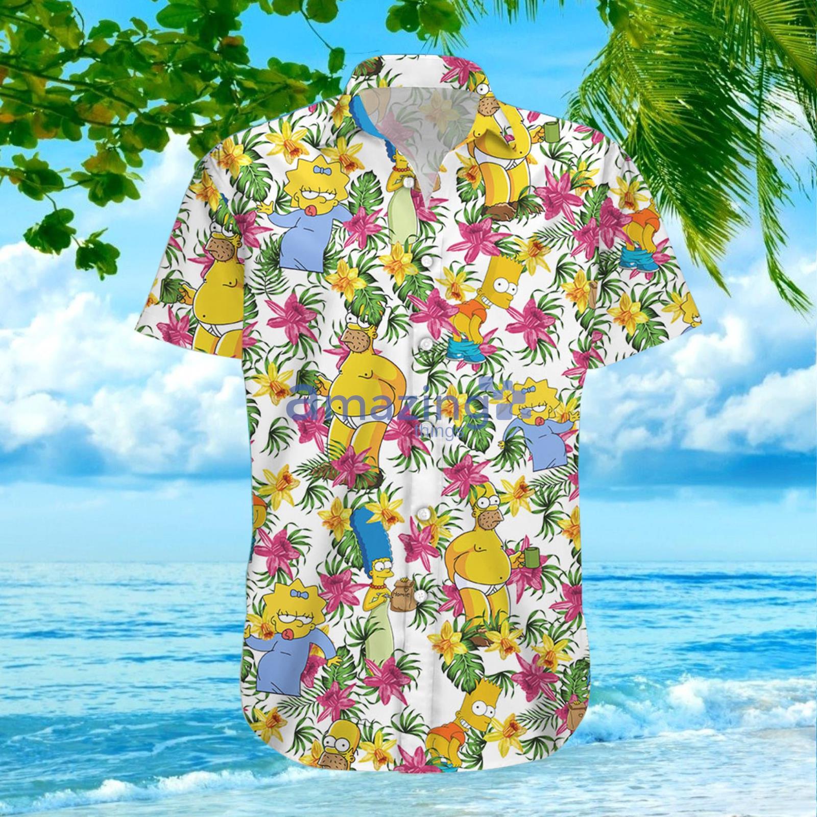 Simpson Gt Vintage Combo Hawaiian Shirt And Shorts Gift For Summer Vacation image Simpson Gt Vintage Combo Hawaiian Shirt And Shorts Gift For Summer Vacation Product Photo 4