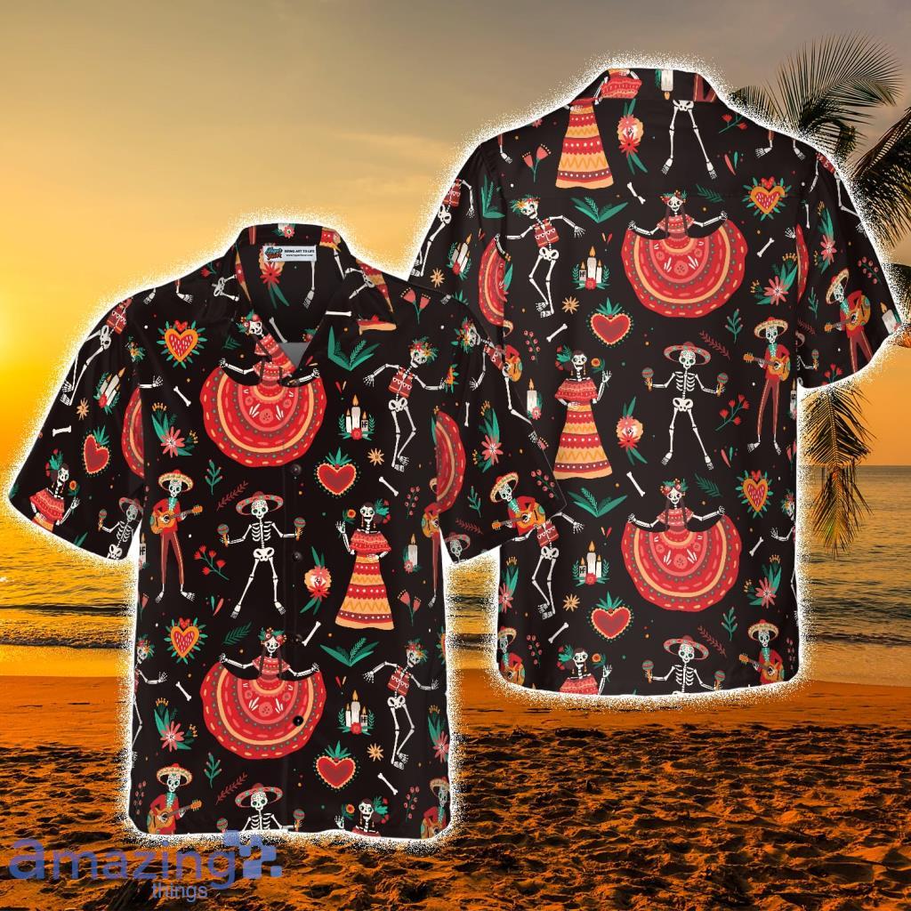 Pittsburgh Steelers Skull And Flower Hawaiian Shirt Gift For