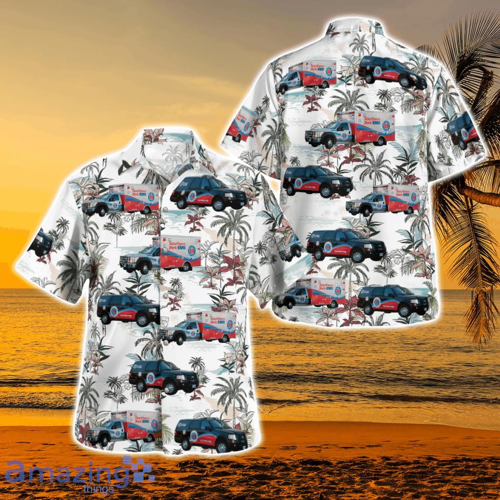 Southern York County Ems Hawaiian Shirt - Southern York County Ems Hawaiian Shirt
