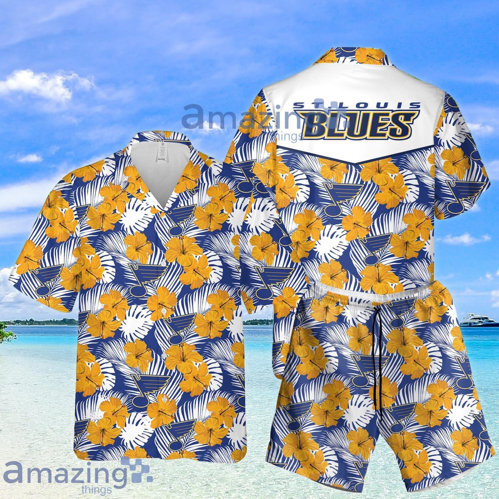 St. Louis Hibiscus Summer Set Hawaiian Shirt And Shorts Wqd Product Photo 1