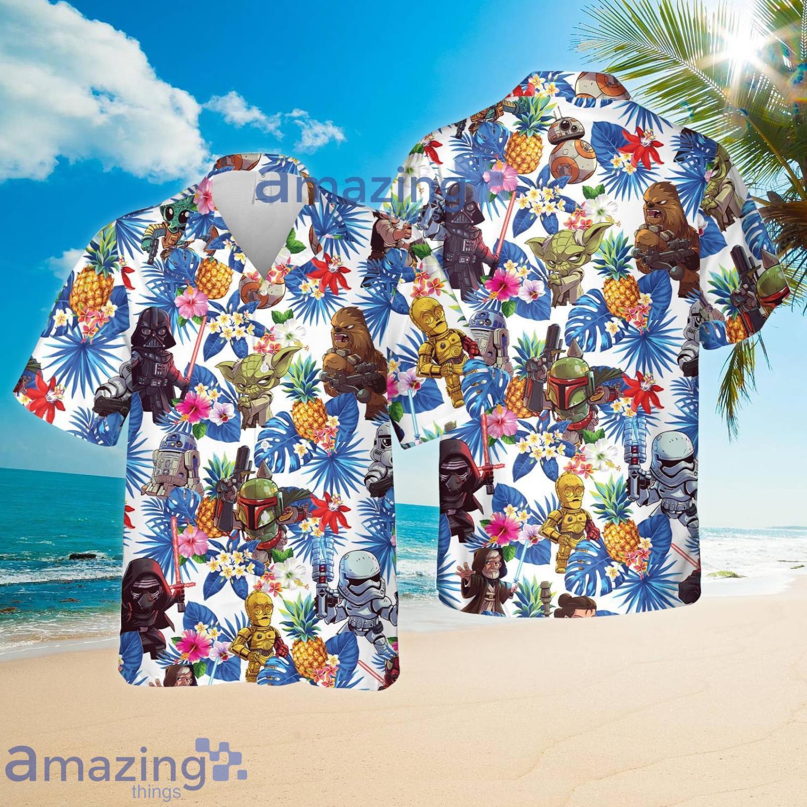 Star Wars Aloha Hawaii Beach Style Pineapple Tropical Flower Summer Set Hawaiian Shirt And Shorts Product Photo 1