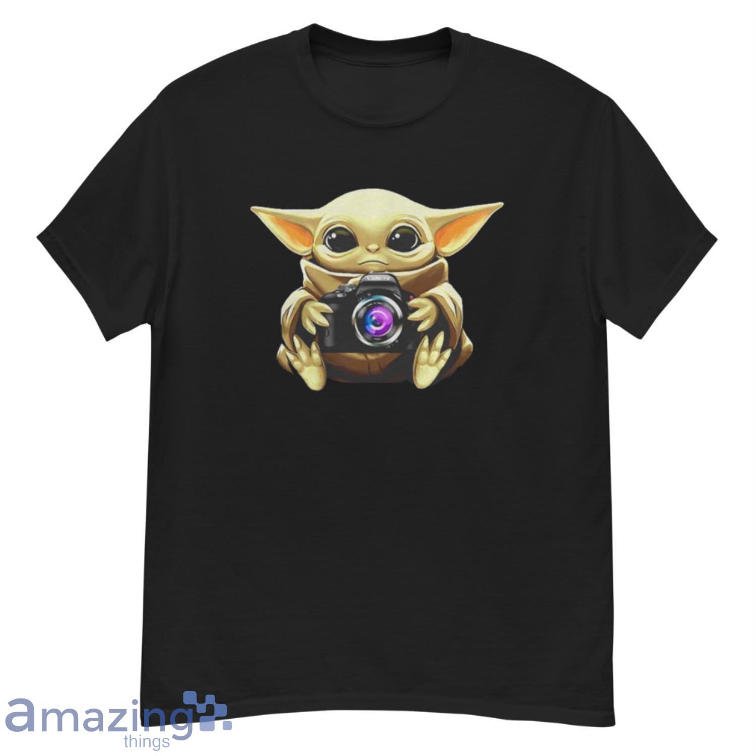 Baby Yoda Hug Camera shirt - Kingteeshop