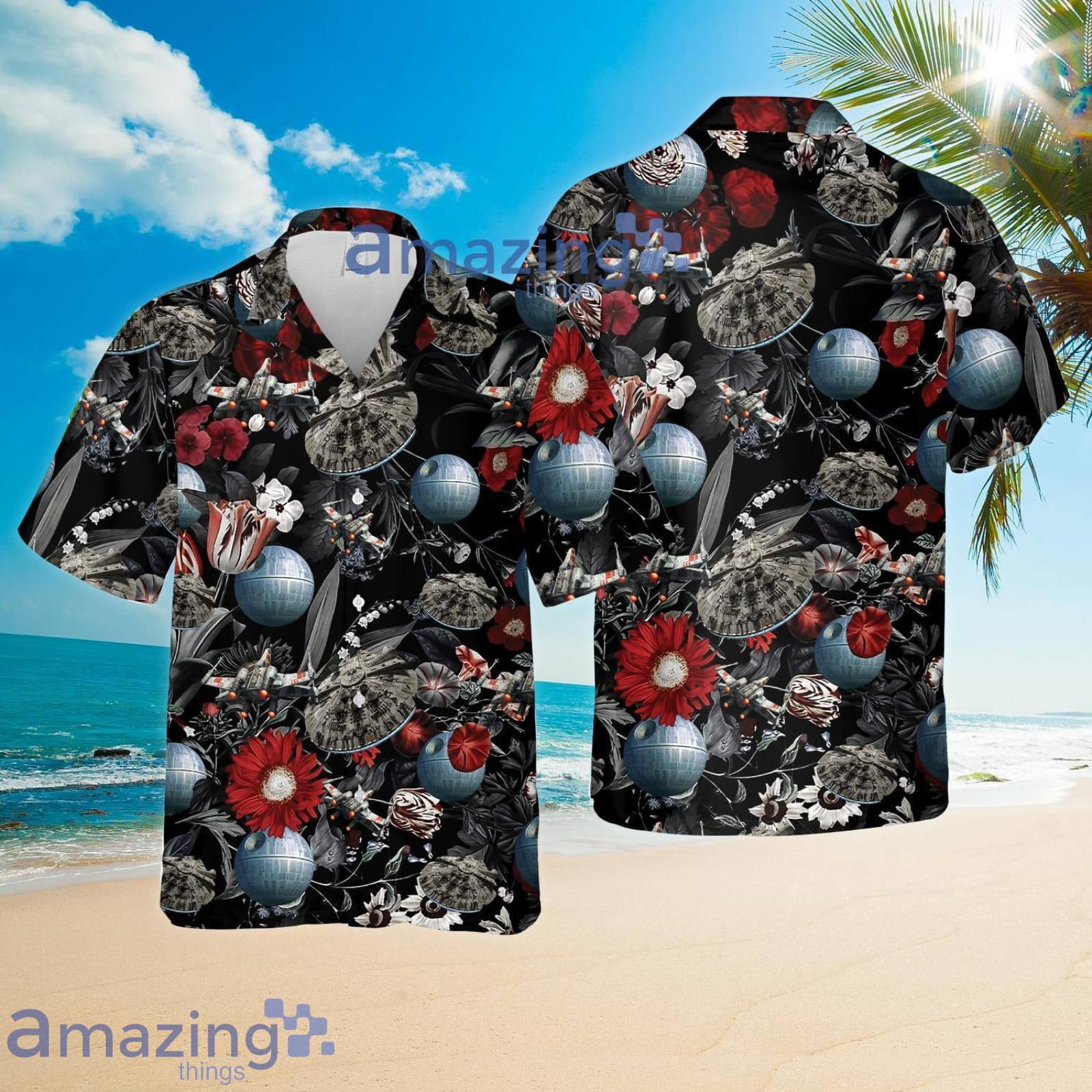 Star Wars Flower  Hawaii Style Summer Set Hawaiian Shirt And Shorts Product Photo 1
